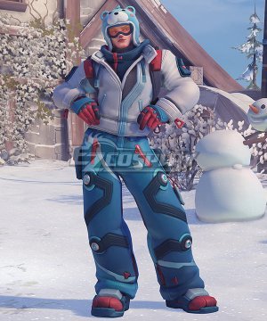 Overwatch OW Zarya Snowboarder Winter Wonderland Skin Cosplay