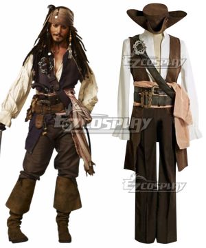 Captain Jack Sparrow Halloween Cosplay  - C Edition