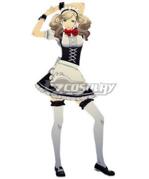 Persona 5 Halloween Maid Ann Takamaki Cosplay