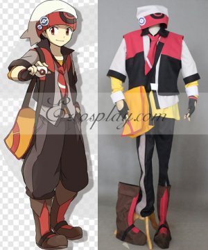 Pokemon Trainer Red Cosplay Costumes