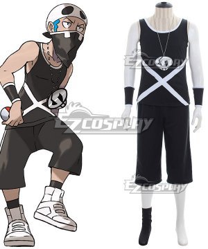 Sun and Moon Team Skull Grunts Male Cosplay