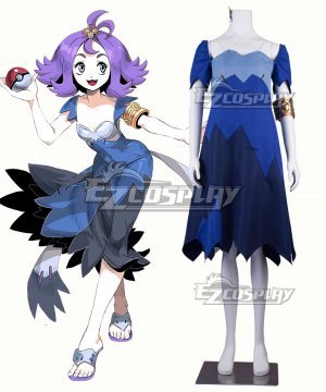 Pokemon Team Aqua Grunt Female Cosplay Costume - B Edition - Ycosplay