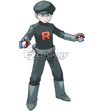 Team Rocket Grunt Male Cosplay  - B Edition