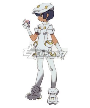 Pokemon Sun and Moon Aether Foundation Employee Female Cosplay Costume