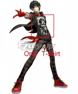 Persona 5: Dancing Star Night Protagonist Akira Kurusu Ren Amamiya New Cosplay  - Only T-shirt