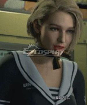 3 Remake Jill Valentine Sexy Navy Star Outfit PC Mod Cosplay