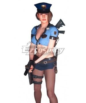 3 Remake Jill Valentine Uniform Outfit Halloween Carnival Cosplay