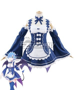 Re: Life In A Different World From Zero Rem Little Devil Dress Cosplay