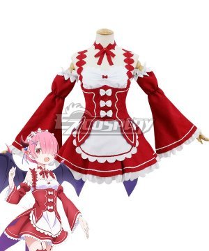 Re: Life In A Different World From Zero Ram Little Devil Dress Cosplay