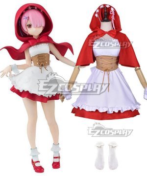 Re: Life In A Different World From Zero Ram Ren Little Red Riding Hood Cosplay