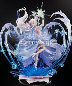 Re: Life In A DiffeRent World From Zero Re: Zero Kara Hajimeru Isekai Seikatsu Emilia Crystal Dress Ver. Cosplay