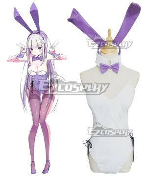 Re: Life In A Different World From Zero Emilia Bunny Girl Cosplay