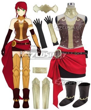 Beacon Academy Team JNPR Pyrrha Nikos Cosplay  - Including Boots