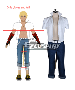 Rwby Haven Academy Team SSSN Sun Wukong Cosplay Costume - Only gloves and tail