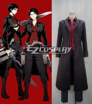 Shingeki no Kyojin Survey Corp Eren & Levi & Mikasa Wings of Counterattack Online Cosplay