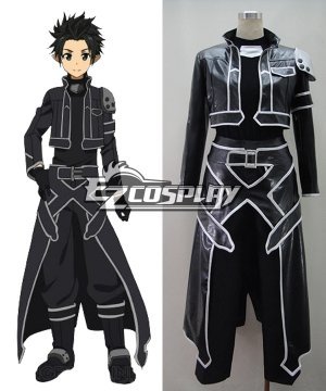 ALfheim Online Kirito Leather Cosplay