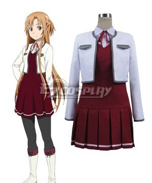 Hollow Fragment Yuuki Asuna  Casual Cloth Cosplay