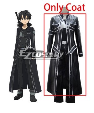 Kirito Leather Cosplay  - Only Coat