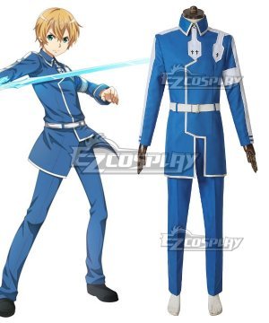 Alicization SAO Anime Eugeo Battle Suit Cosplay  - A Edition