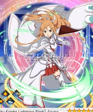  Memory Defrag Integrity Knight Lightning Flash Asuna Cosplay