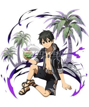  Memory Defrag Kirito Swimsuit Sailor Cosplay