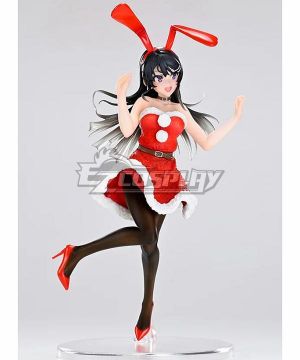 Seishun Buta Yarou Wa Bunny Girl Senpai No Yume Wo Minai Sakurajima Mai Christmas Bunny Girl Cosplay