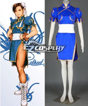 Chun Li blue Cosplay