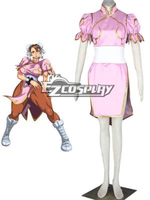 Chun-Li Pink Cosplay