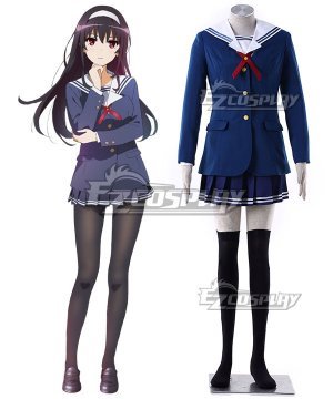 Saekano: How to Raise a Boring Girlfriend Utaha Kasumigaoka School Uniform Cosplay