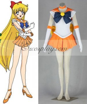 Sailor Moon Minako Aino Sailor Venus Cosplay Costume