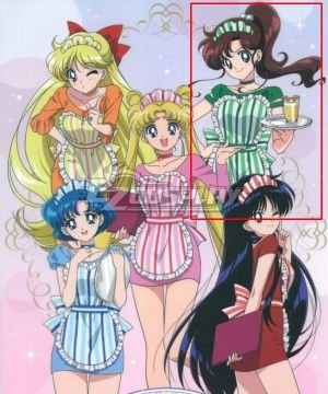 Sailor Moon Sailor Jupiter Makoto Kino Maid Cosplay Costume