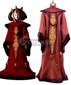 The Phantom Menace Padme Amidala Queen Dress Halloween Cosplay