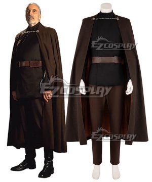 Star Wars Count Dooku Outfits Halloween Cosplay Costume