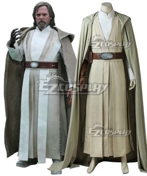 Star Wars The Last Jedi Luke Skywalker New Edition Cosplay Costume