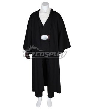 Star Wars The Last Jedi Luke Skywalker Black Cosplay Costume