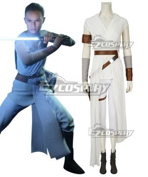 Star Wars The Rise Of Skywalker Rey Cosplay Costume - A Edition