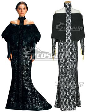 Padme Amidala Black Dress Cosplay