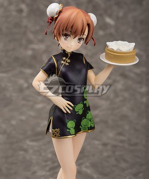 Misaka Mikoto Black Cheongsam Cosplay