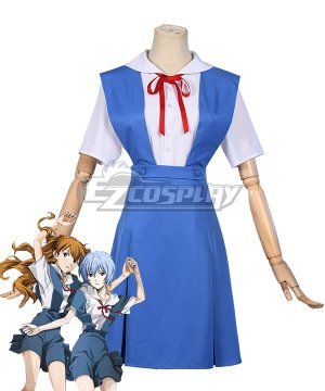 Neon Genesis Evangelion Ayanami Rei Asuka Langley Sohryu Cosplay Costume