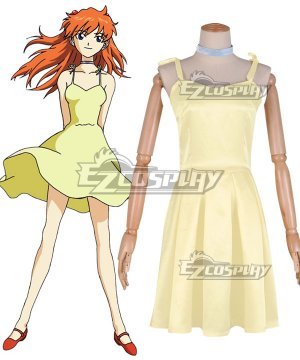 Neon Genesis Evangelion EVA Asuka Langley Sohryu Dress Cosplay Costume