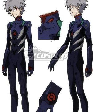 Neon Genesis Evangelion EVA Q Kaworu Nagisa Cosplay Costume