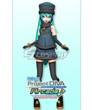 Vocaloid Hatsune Miku Snow Cosplay Costume