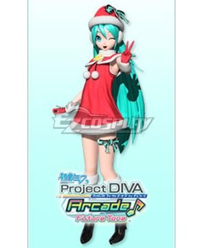 Vocaloid Hatsune Miku Christmas Cosplay Costume