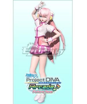 Vocaloid Megurine Luka Cyber Nation Cosplay Costume