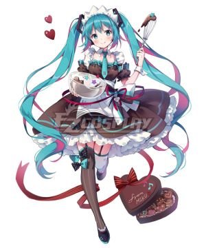 Hatsune Miku Chocolate Cosplay