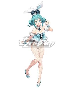 Hatsune Miku White Bunny Girl White Rabbit Cosplay