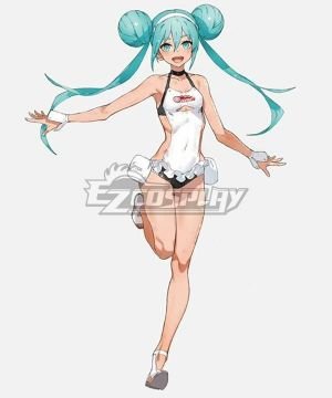 Vocaloid 2022 Racing Miku Hatsune Miku Tropical Maid Ver. Summer Cosplay