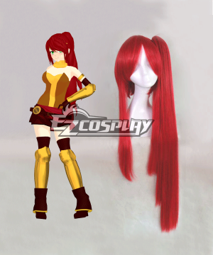 Beacon Academy Team JNPR Pyrrha Nikos Red Hair Cosplay