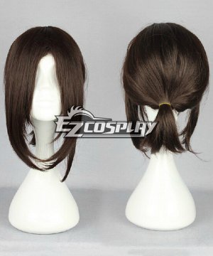 Attack on Titan Shingeki no Kyojin Scout Regiment Hange Zoe Hanji Zoe Dark Brown Cosplay Wig