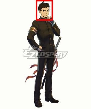 The Great Ace Attorney Chronicles The Ancestral Ace Attorney Ryunosuke Naruhodo Black Cosplay